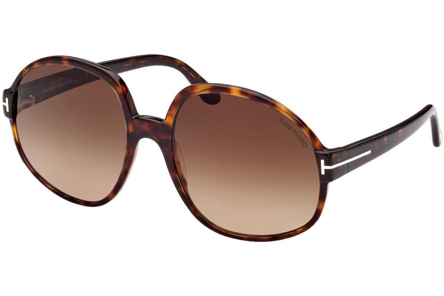 Solglasögon Tom Ford FT0991 52F Runda Havana