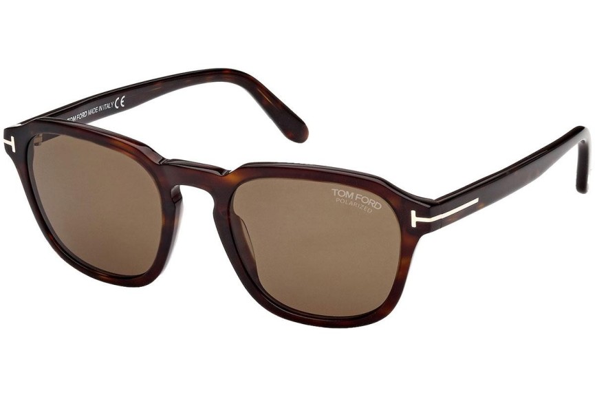 Solglasögon Tom Ford FT0931 52H Polarized Runda Havana