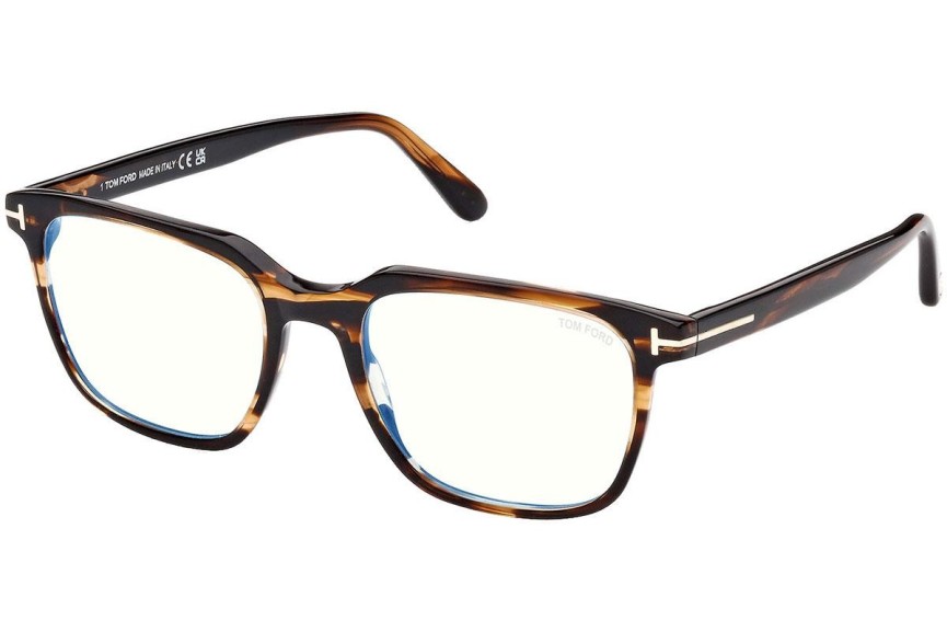 Glasögon Tom Ford FT5818-B 050 Fyrkantig Havana