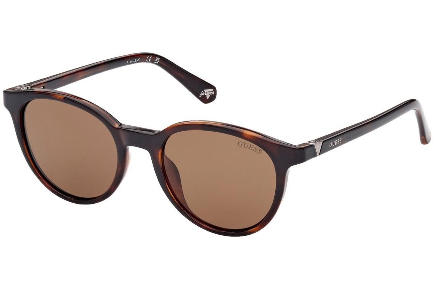 Solglasögon Guess GU5216 52H Polarized Runda Havana