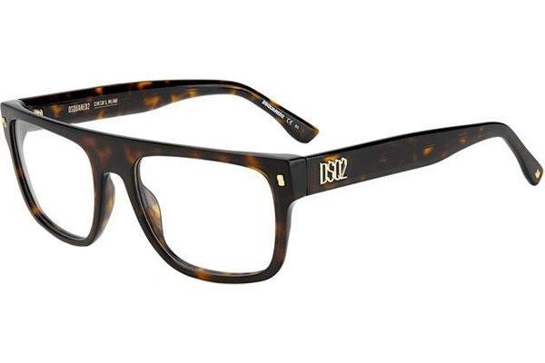 Glasögon Dsquared2 D20036 086 Flat Top Havana