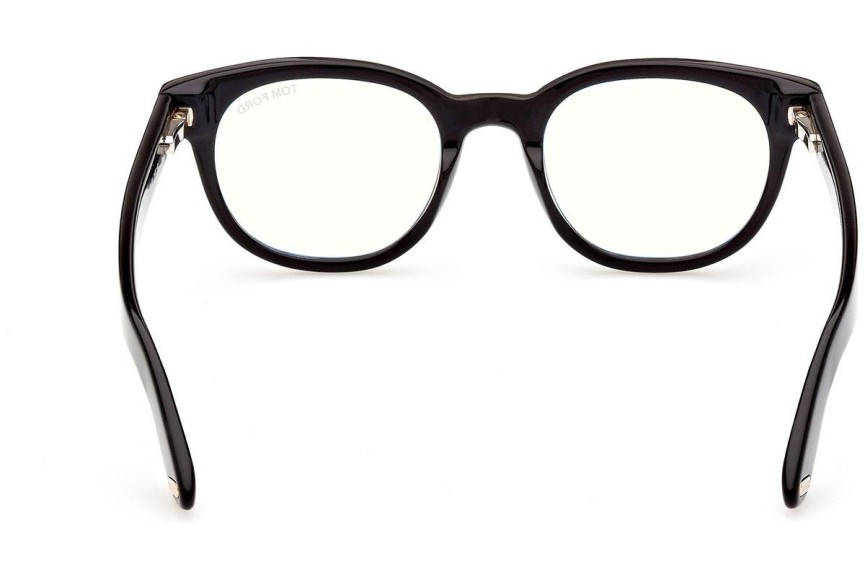 Glasögon Tom Ford FT5807-B 001 Runda Svart