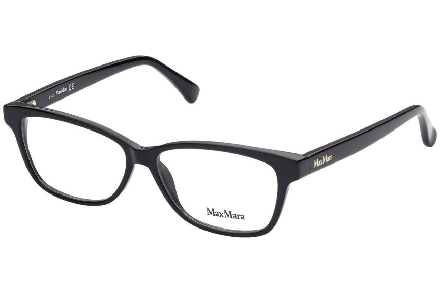 Glasögon Max Mara MM5013 001 Rektangulära Svart