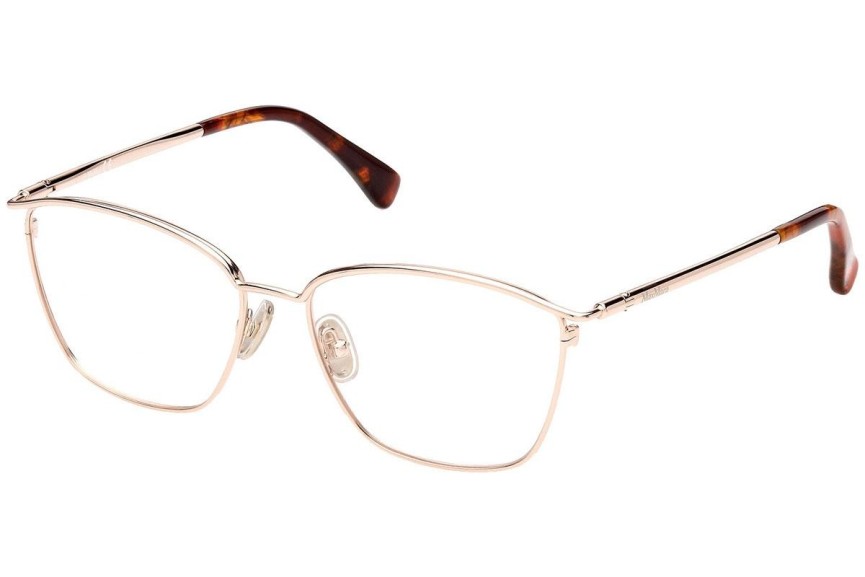 Glasögon Max Mara MM5056 028 Rektangulära Guld