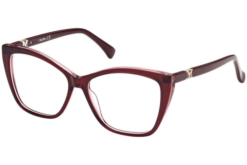 Glasögon Max Mara MM5036 066 Fyrkantig Röd