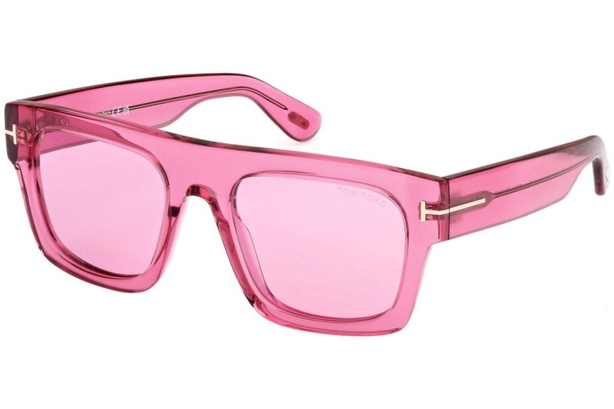 Solglasögon Tom Ford Fausto FT0711 75S Flat Top Rosa