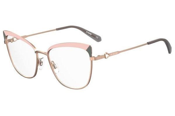 Glasögon Love Moschino MOL602 1B4 Cat Eye Guld