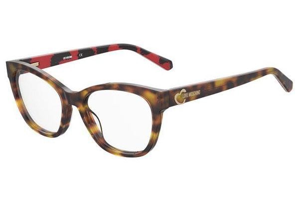 Glasögon Love Moschino MOL598 GCR Cat Eye Havana