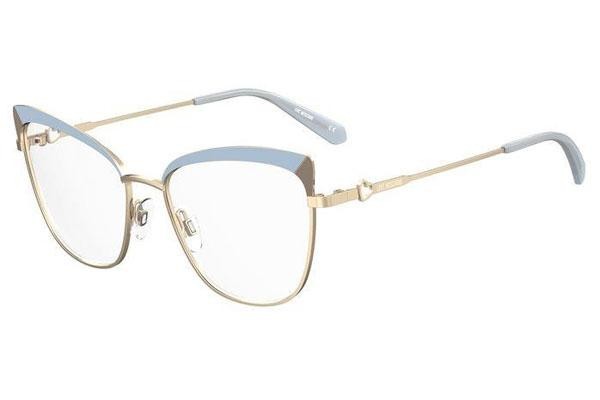 Glasögon Love Moschino MOL602 9DU Cat Eye Guld