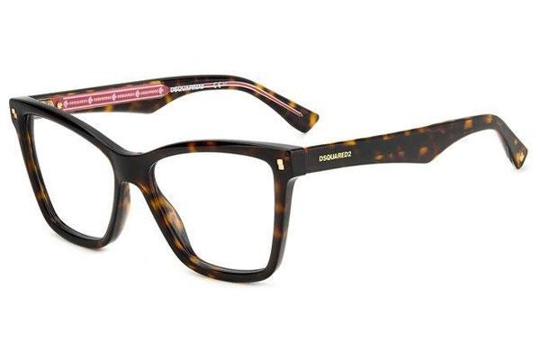 Glasögon Dsquared2 D20059 086 Cat Eye Havana