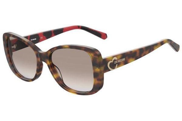 Solglasögon Love Moschino MOL054/S GCR/HA Cat Eye Havana