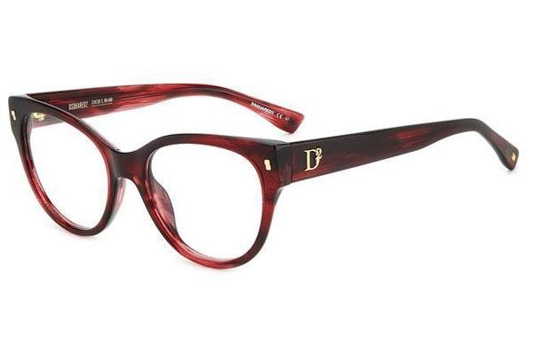 Glasögon Dsquared2 D20069 573 Cat Eye Röd