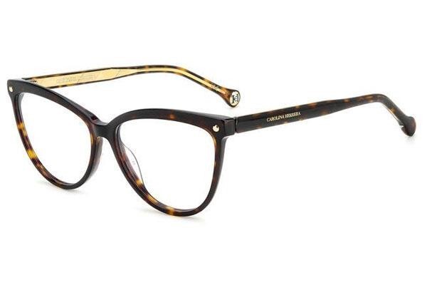 Glasögon Carolina Herrera HER0085 086 Cat Eye Havana