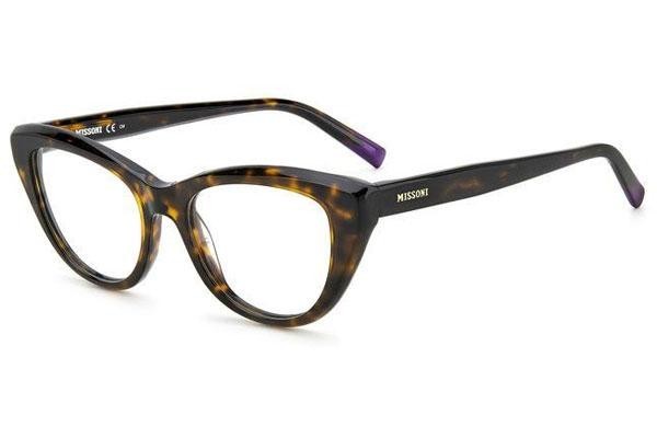 Glasögon Missoni MIS0114 086 Cat Eye Havana