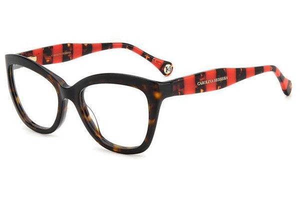 Glasögon Carolina Herrera HER0088 O63 Cat Eye Havana