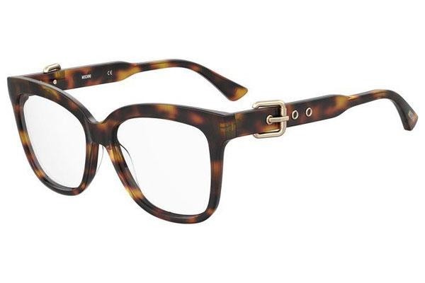 Glasögon Moschino MOS609 086 Cat Eye Havana