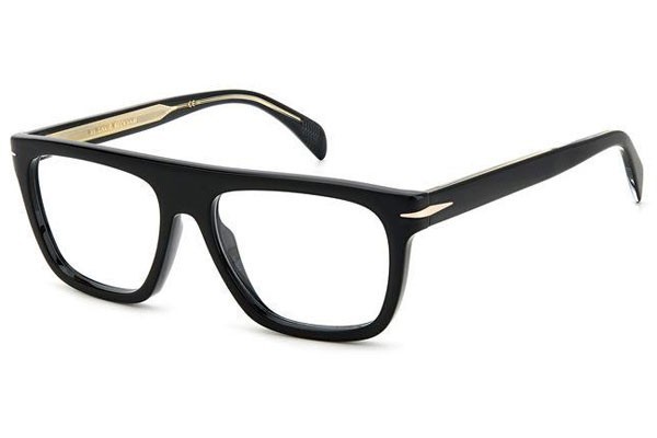 Glasögon David Beckham DB7096 807 Flat Top Svart