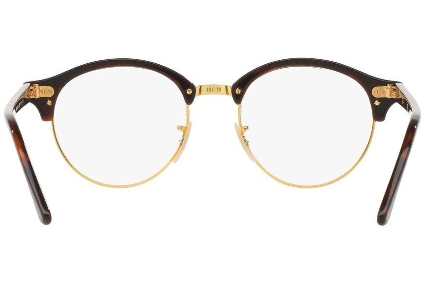 Glasögon Ray-Ban Clubround RX4246V 2372 Browline Havana