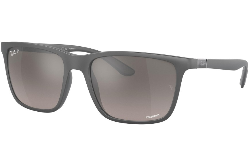 Solglasögon Ray-Ban Chromance Collection RB4385 60175J Polarized Fyrkantig Grå