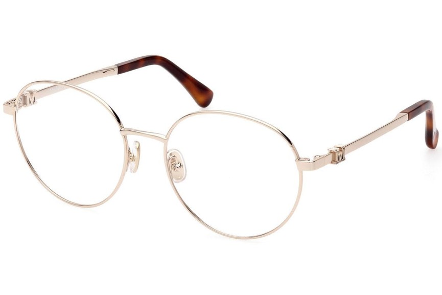 Glasögon Max Mara MM5081 032 Runda Guld