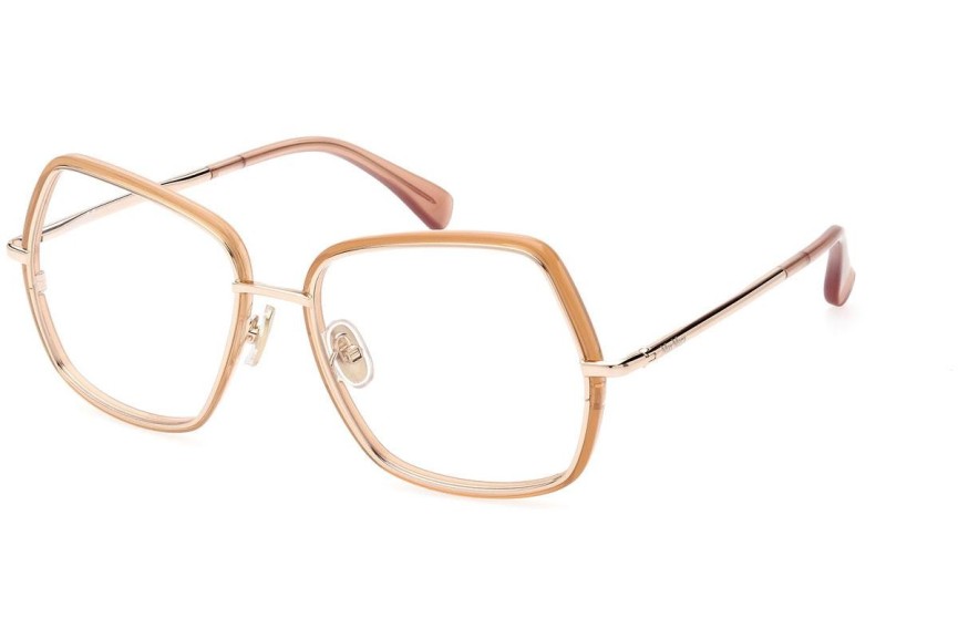 Glasögon Max Mara MM5076 028 Fyrkantig Guld