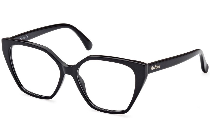 Glasögon Max Mara MM5085 001 Fyrkantig Svart