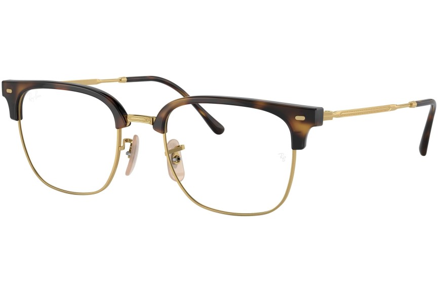 Glasögon Ray-Ban New Clubmaster RX7216 2012 Browline Guld