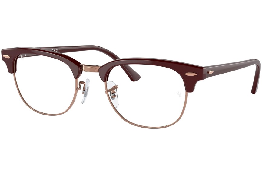 Glasögon Ray-Ban Clubmaster RX5154 8230 Browline Röd