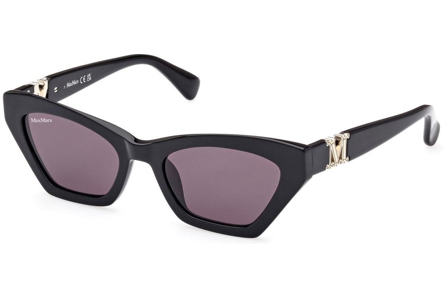 Solglasögon Max Mara MM0057 01A Cat Eye Svart