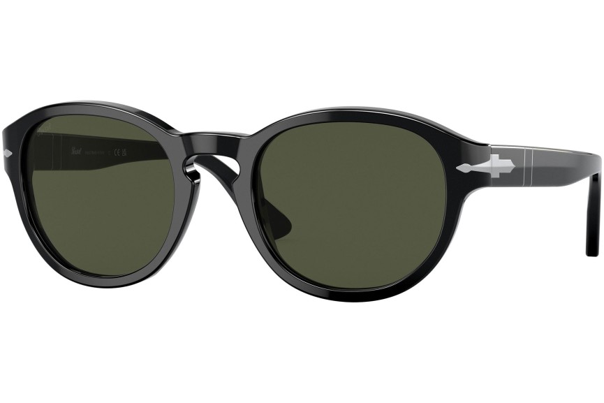 Solglasögon Persol PO3304S 95/31 Runda Svart