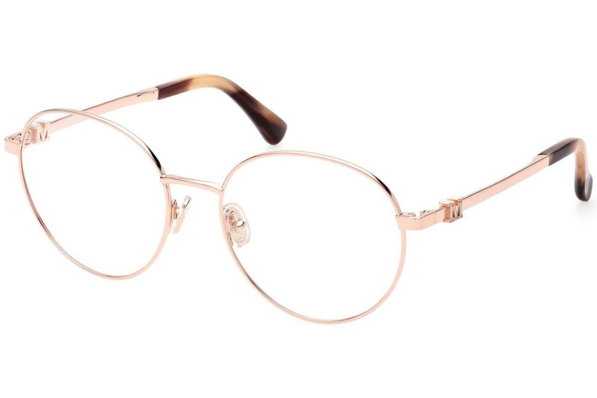 Glasögon Max Mara MM5081 033 Runda Guld