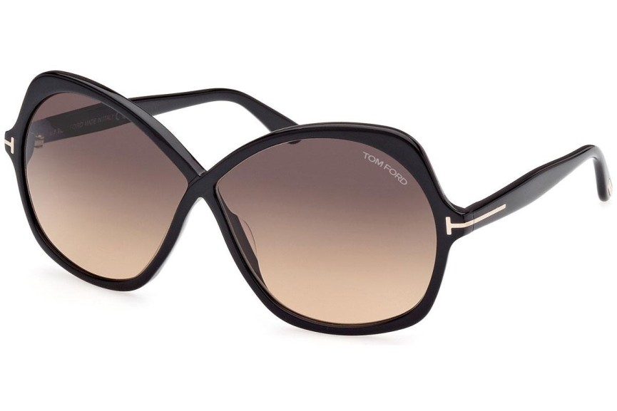 Solglasögon Tom Ford FT1013 01B Cat Eye Svart