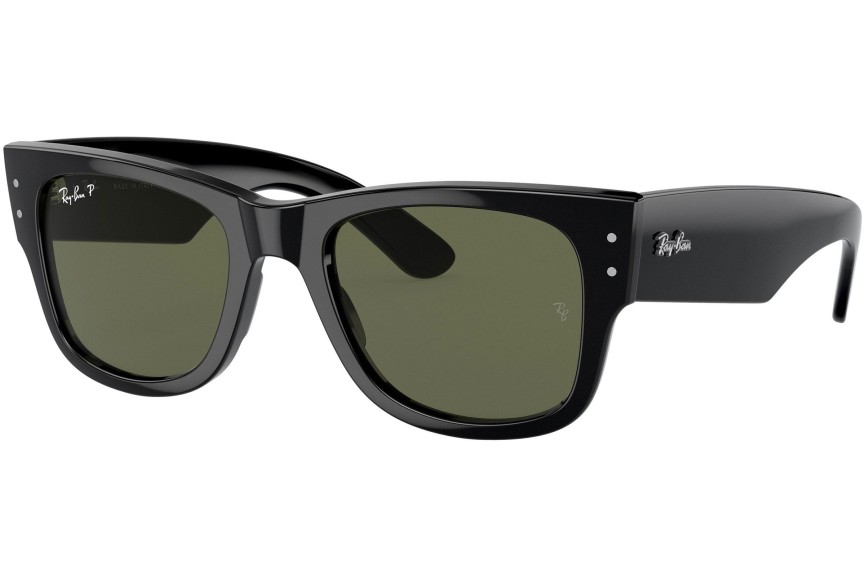 Solglasögon Ray-Ban Mega Wayfarer RB0840S 901/58 Polarized Fyrkantig Svart