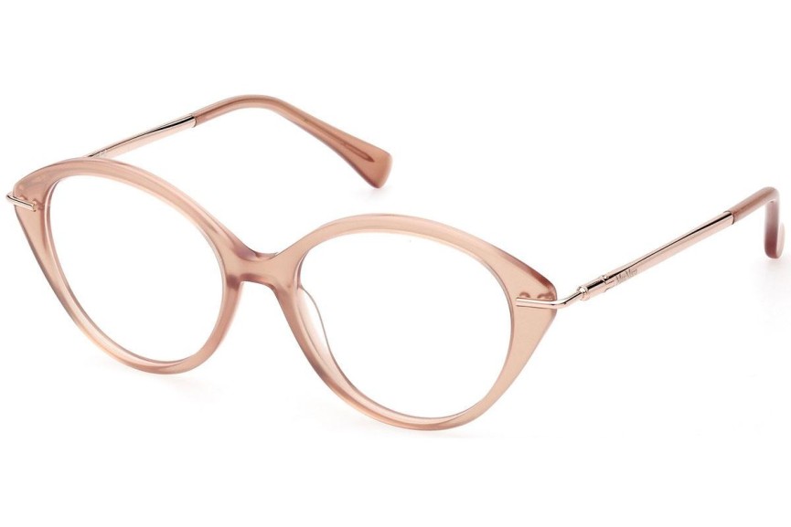 Glasögon Max Mara MM5075 059 Runda Beige