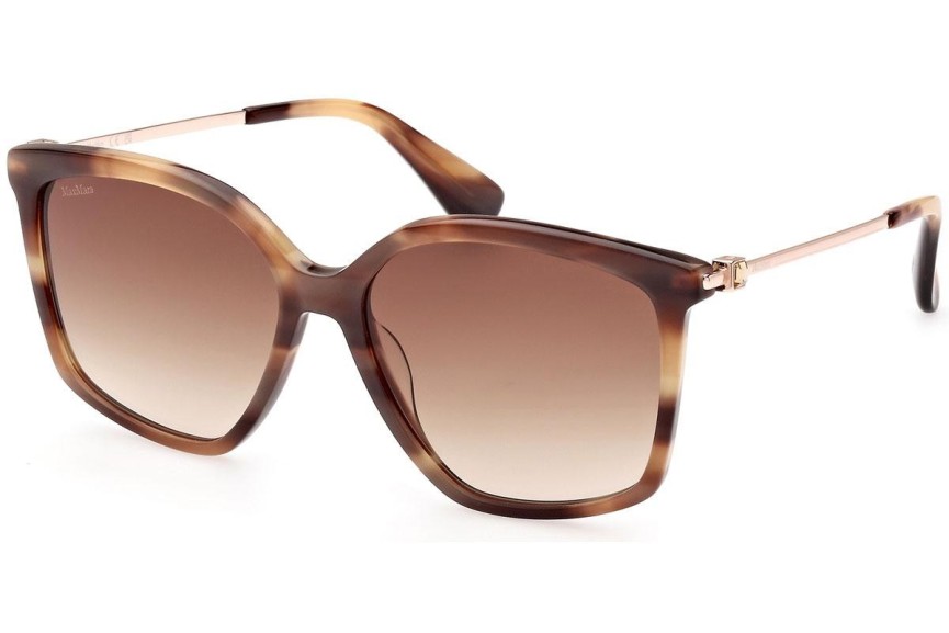 Solglasögon Max Mara MM0055 48F Fyrkantig Havana