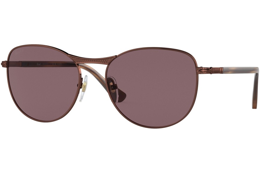 Solglasögon Persol PO1002S 1124AF Polarized Runda Brun