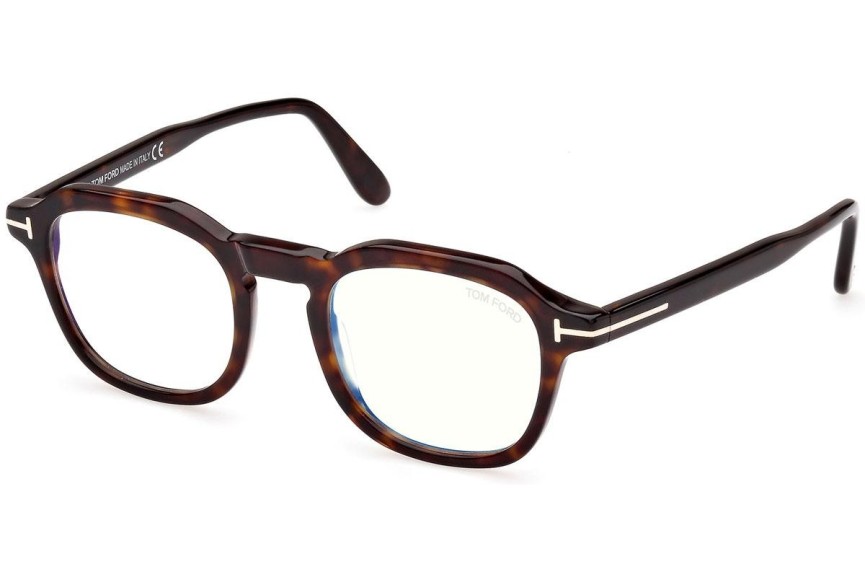 Glasögon Tom Ford FT5836-B 052 Fyrkantig Havana