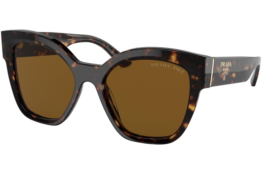 Solglasögon Prada PR17ZS 2AU5Y1 Polarized Fyrkantig Havana