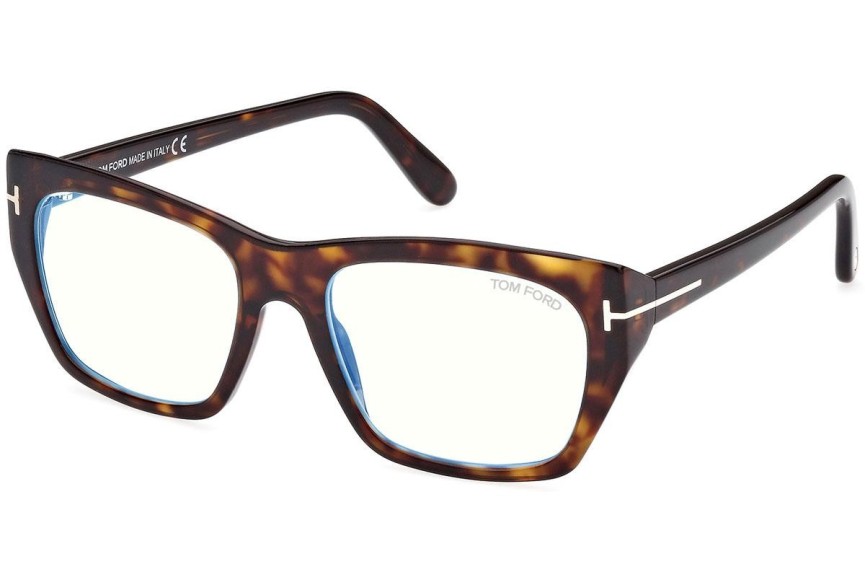 Glasögon Tom Ford FT5846-B 052 Fyrkantig Havana