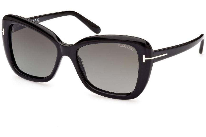 Solglasögon Tom Ford FT1008 01B Cat Eye Svart