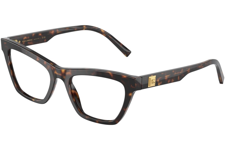 Glasögon Dolce & Gabbana DG3359 502 Cat Eye Havana