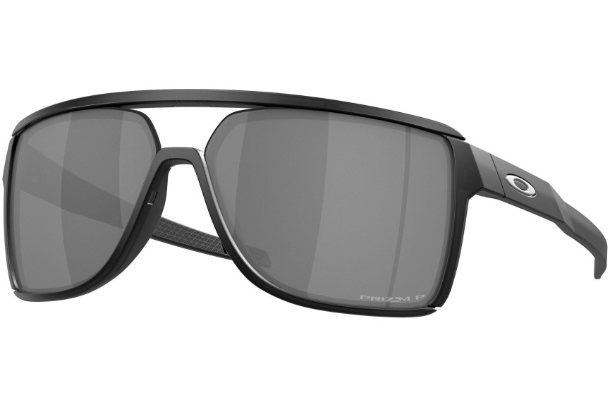 Solglasögon Oakley Castel OO9147-02 Polarized Fyrkantig Svart