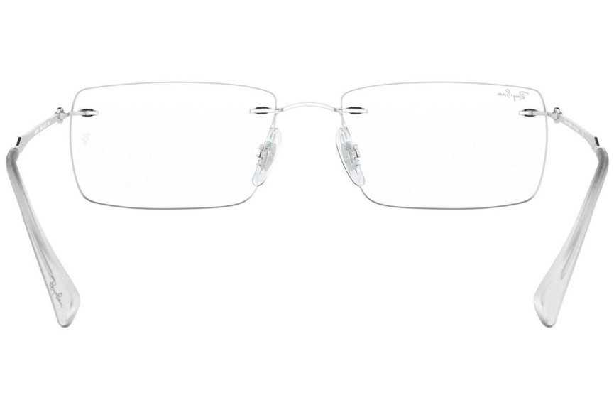 Glasögon Ray-Ban RX8755 1002 Rektangulära Silver