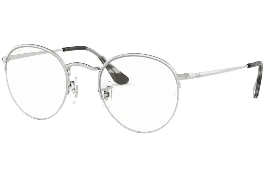 Glasögon Ray-Ban Round Gaze RX3947V 2501 Runda Silver