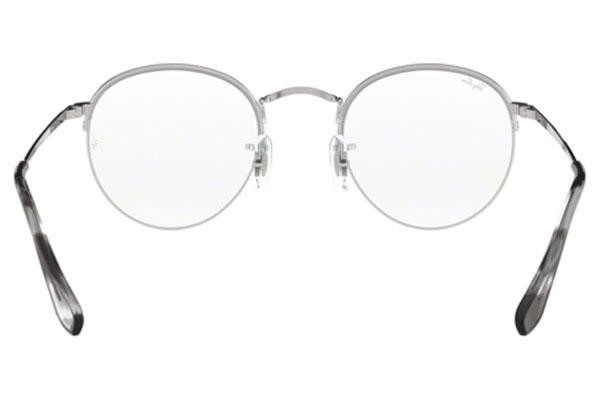 Glasögon Ray-Ban Round Gaze RX3947V 2501 Runda Silver