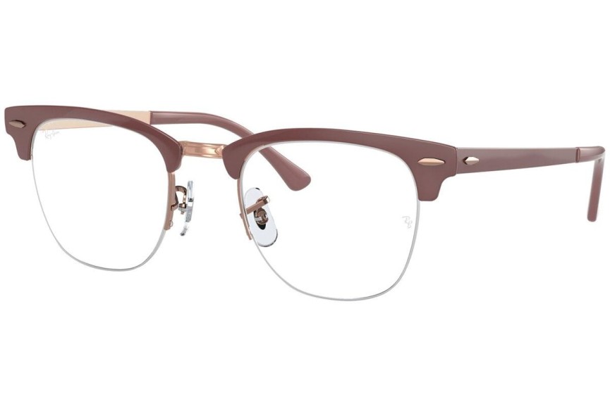 Glasögon Ray-Ban Clubmaster Metal RX3716VM 2973 Browline Brun