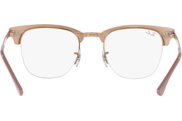 Glasögon Ray-Ban Clubmaster Metal RX3716VM 2973 Browline Brun