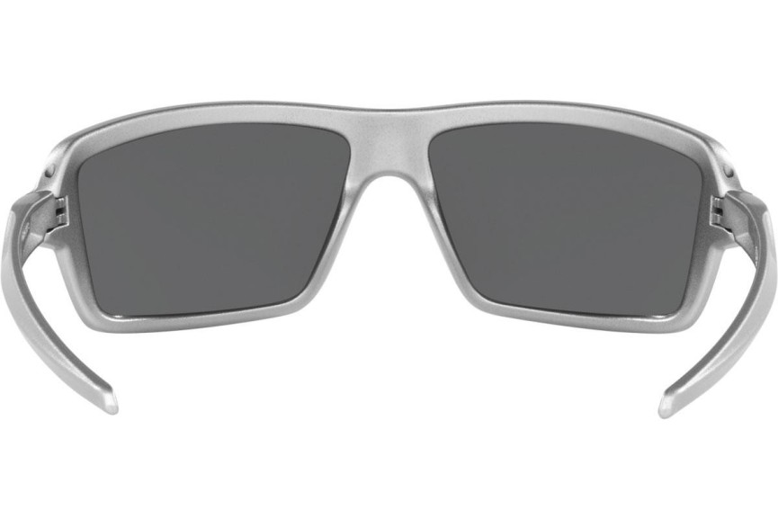 Solglasögon Oakley Cables X-Silver Collection OO9129-12 Polarized Rektangulära Silver