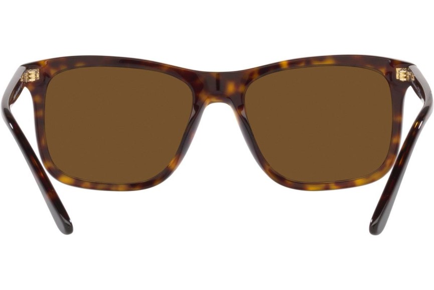 Solglasögon Prada PR18WS 2AU01D Polarized Fyrkantig Havana