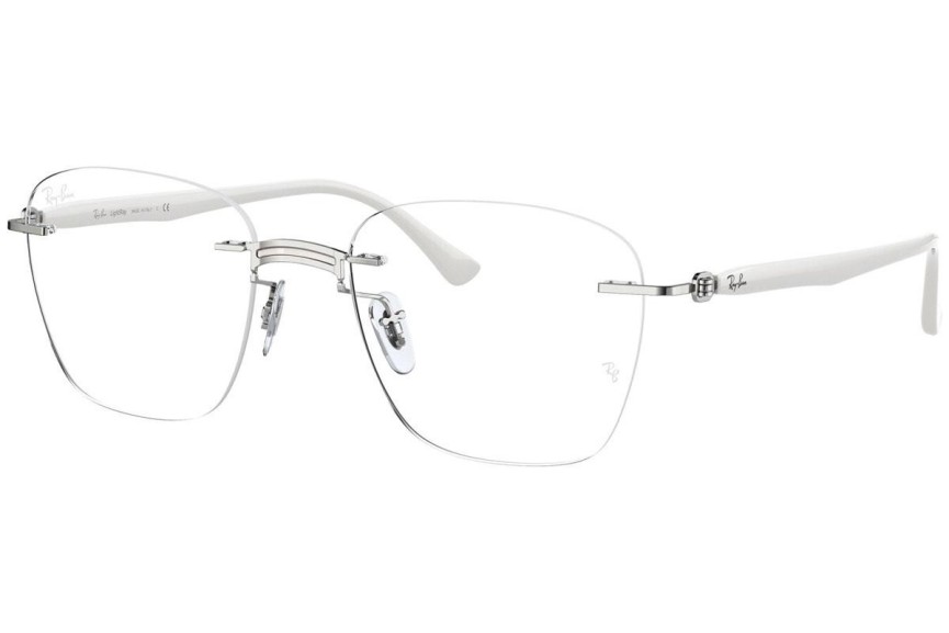 Glasögon Ray-Ban RX8769 1228 Fyrkantig Silver